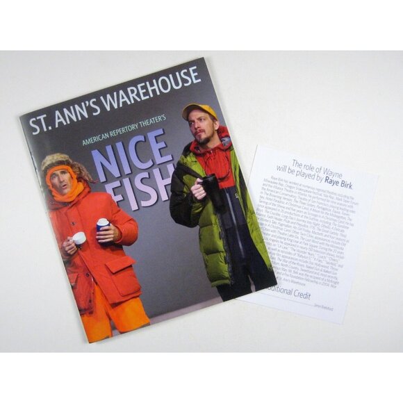 Nice Fish 2013 Program St. Ann Warehouse NYC Mark Ryliance American Theater - Picture 1 of 7
